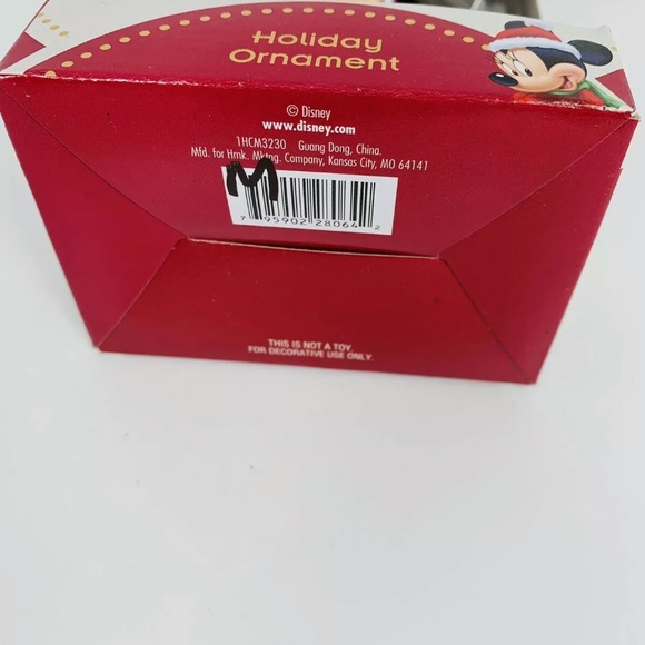 Disney Pink Polka Dot Minnie Mouse 3D Figural Resin Christmas Holiday New Boxed - Picture 6 of 6